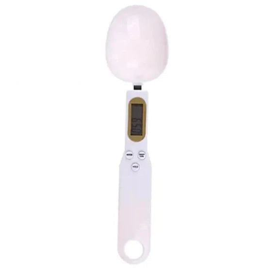 White digital spoon